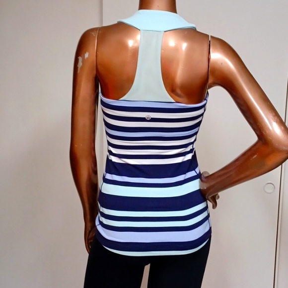 Lululemon Striped Racerback Tank Top - Picture 2 of 5